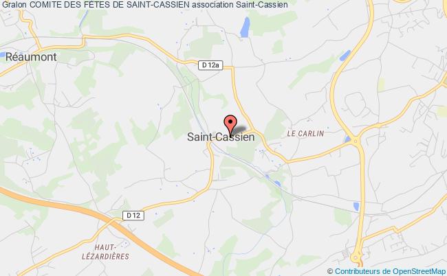 plan association Comite Des Fetes De Saint-cassien Saint-Cassien