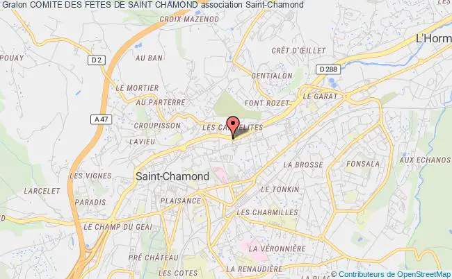 plan association Comite Des Fetes De Saint Chamond Saint-Chamond