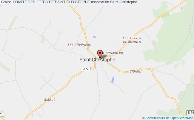 plan association Comite Des Fetes De Saint-christophe Saint-Christophe