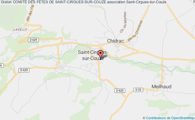 plan association ComitÉ Des FÊtes De Saint-cirgues-sur-couze Saint-Cirgues-sur-Couze