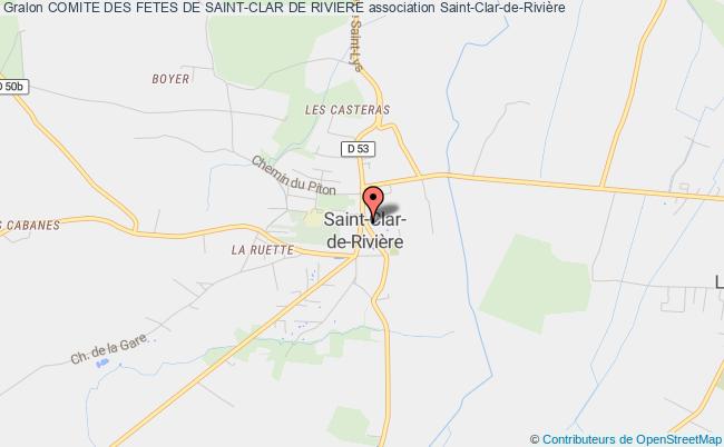 plan association Comite Des Fetes De Saint-clar De Riviere Saint-Clar-de-Rivière