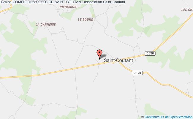 plan association Comite Des Fetes De Saint Coutant Saint-Coutant