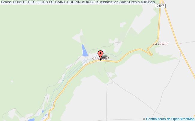 plan association Comite Des Fetes De Saint-crepin-aux-bois Saint-Crépin-aux-Bois