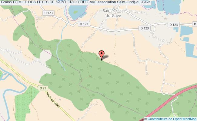 plan association Comite Des Fetes De Saint Cricq Du Gave Saint-Cricq-du-Gave
