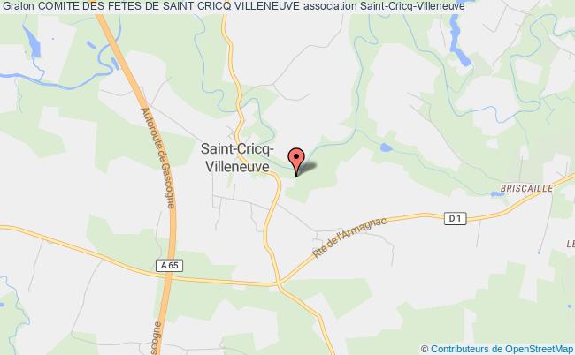 plan association Comite Des Fetes De Saint Cricq Villeneuve Saint-Cricq-Villeneuve