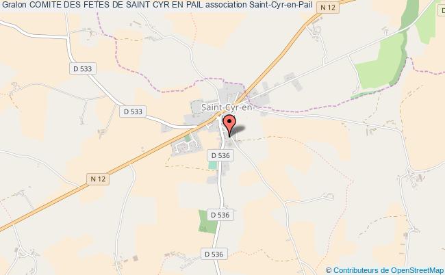 plan association Comite Des Fetes De Saint Cyr En Pail Saint-Cyr-en-Pail