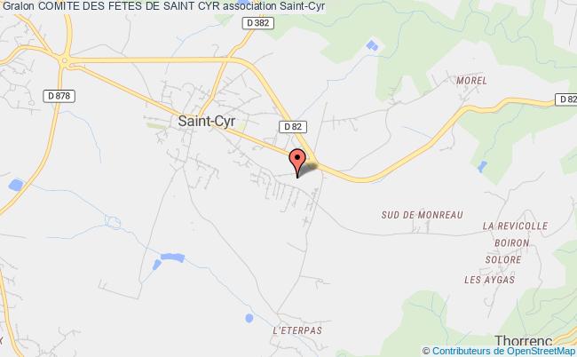 plan association Comite Des Fetes De Saint Cyr Saint-Cyr