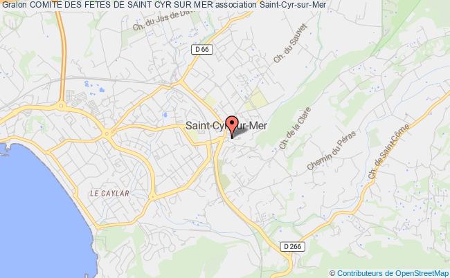 plan association Comite Des Fetes De Saint Cyr Sur Mer Saint-Cyr-sur-Mer