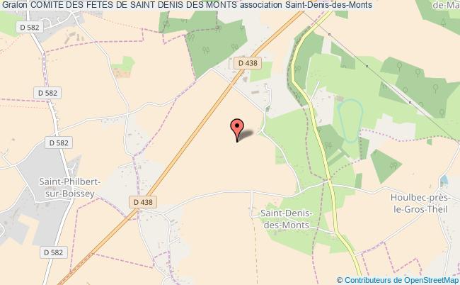 plan association Comite Des Fetes De Saint Denis Des Monts Saint-Denis-des-Monts