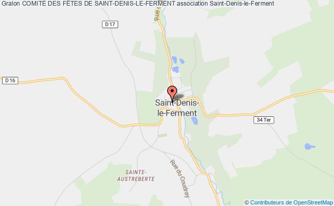plan association ComitÉ Des FÊtes De Saint-denis-le-ferment Saint-Denis-le-Ferment