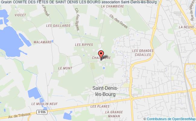 plan association Comite Des Fetes De Saint Denis Les Bourg Saint-Denis-lès-Bourg