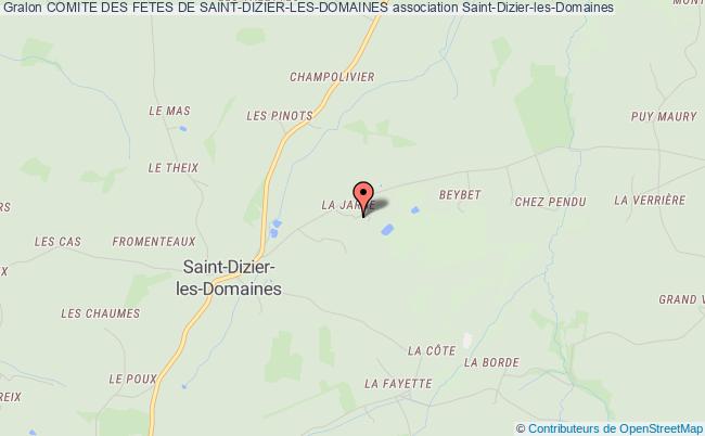 plan association Comite Des Fetes De Saint-dizier-les-domaines Saint-Dizier-les-Domaines