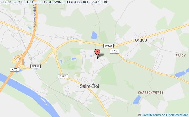 plan association Comite Des Fetes De Saint-eloi Saint-Éloi