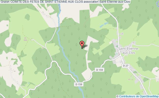 plan association Comite Des Fetes De Saint Etienne Aux Clos Saint-Étienne-aux-Clos