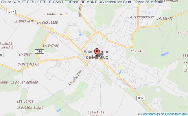 plan association Comite Des Fetes De Saint Etienne De Montluc Saint-Étienne-de-Montluc