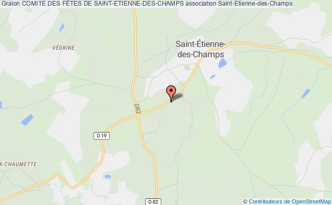 plan association ComitÉ Des FÊtes De Saint-etienne-des-champs Saint-Étienne-des-Champs
