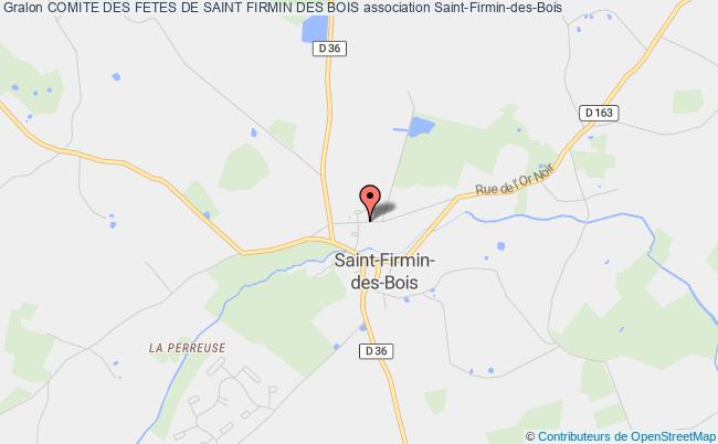 plan association Comite Des Fetes De Saint Firmin Des Bois Saint-Firmin-des-Bois