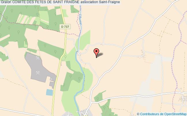 plan association Comite Des Fetes De Saint Fraigne Saint-Fraigne