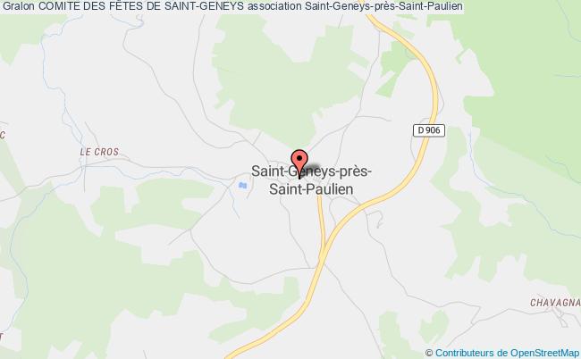 plan association Comite Des FÊtes De Saint-geneys Saint-Geneys-près-Saint-Paulien