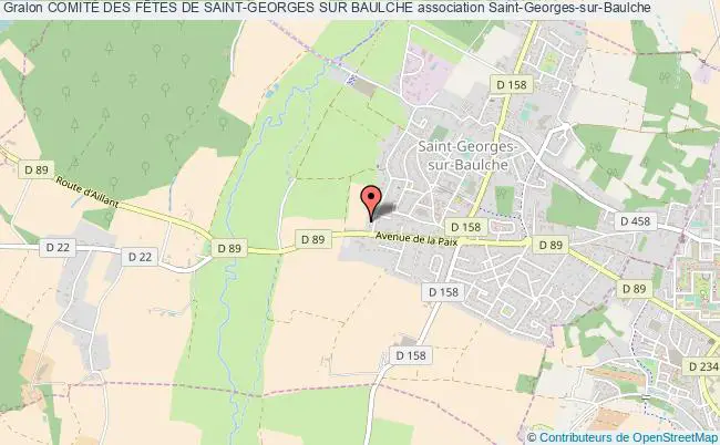plan association ComitÉ Des FÊtes De Saint-georges Sur Baulche Saint-Georges-sur-Baulche