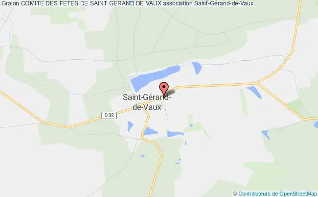 plan association Comite Des Fetes De Saint Gerand De Vaux Saint-Gérand-de-Vaux