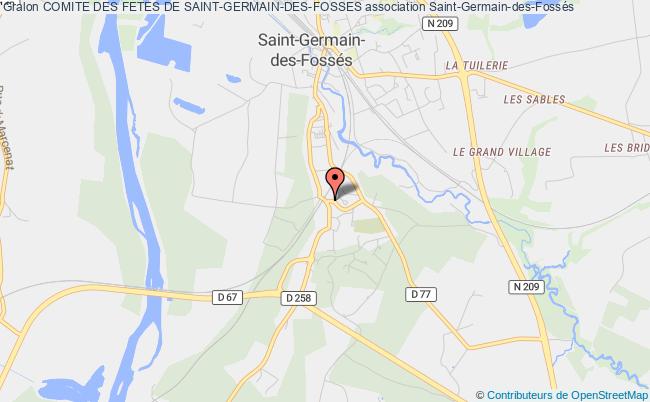 plan association Comite Des Fetes De Saint-germain-des-fosses Saint-Germain-des-Fossés