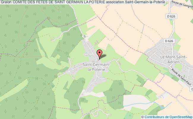 plan association Comite Des Fetes De Saint Germain La Poterie Saint-Germain-la-Poterie