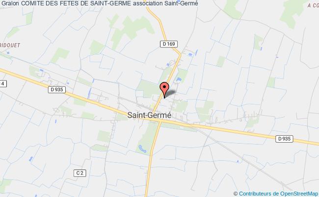 plan association Comite Des Fetes De Saint-germe Saint-Germé