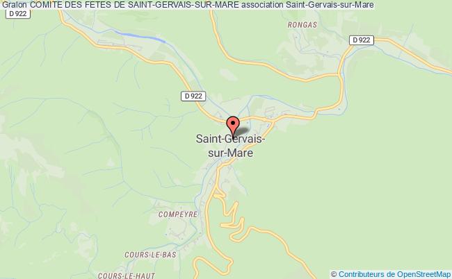 plan association Comite Des Fetes De Saint-gervais-sur-mare Saint-Gervais-sur-Mare