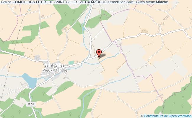plan association Comite Des Fetes De Saint Gilles Vieux Marche Saint-Gilles-Vieux-Marché