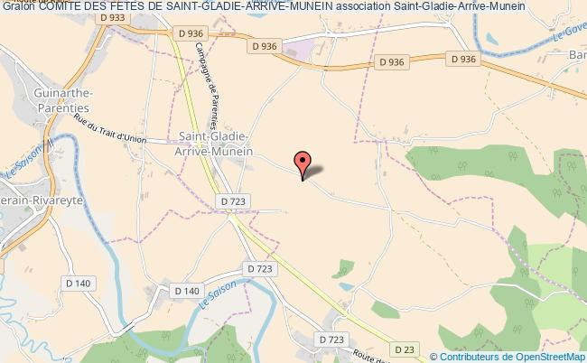 plan association Comite Des Fetes De Saint-gladie-arrive-munein Saint-Gladie-Arrive-Munein