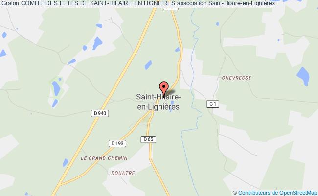 plan association Comite Des Fetes De Saint-hilaire En Lignieres Saint-Hilaire-en-Lignières