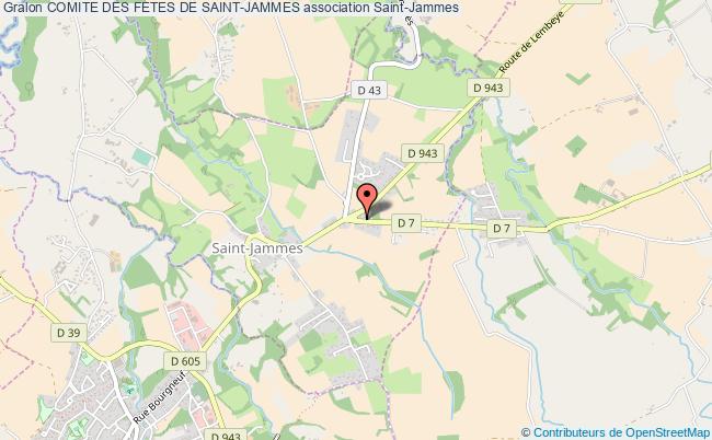 plan association Comite Des Fetes De Saint-jammes Saint-Jammes