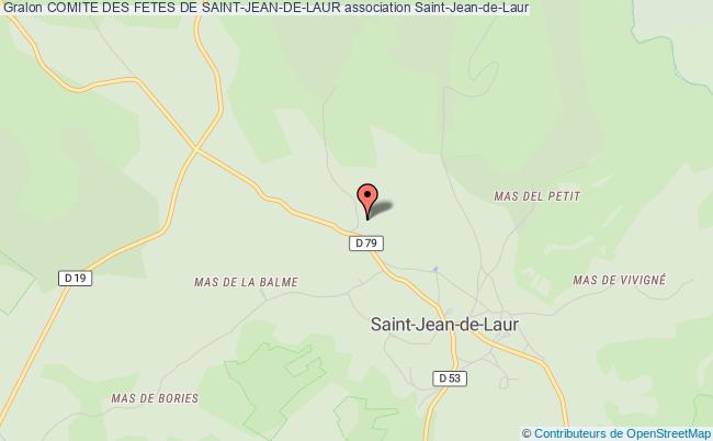 plan association Comite Des Fetes De Saint-jean-de-laur Saint-Jean-de-Laur