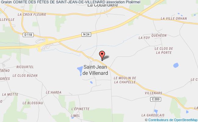 plan association Comite Des FÊtes De Saint-jean-de-villenard PLOERMEL