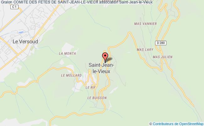 plan association Comite Des Fetes De Saint-jean-le-vieux Saint-Jean-le-Vieux