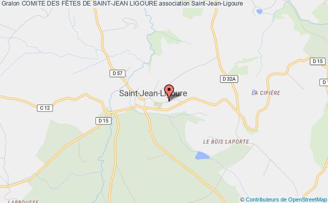 plan association Comite Des FÊtes De Saint-jean Ligoure Saint-Jean-Ligoure