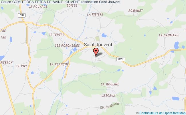 plan association Comite Des Fetes De Saint Jouvent Saint-Jouvent