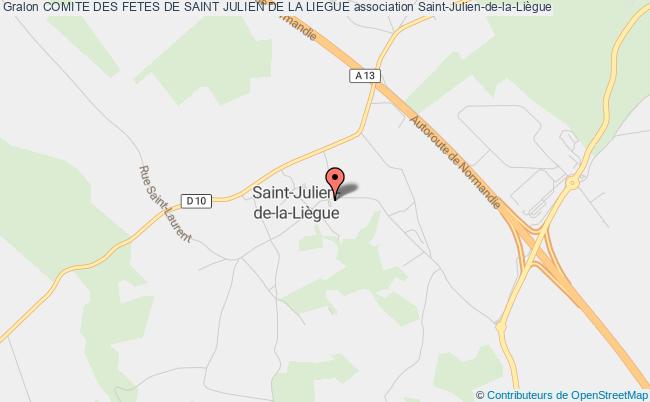plan association Comite Des Fetes De Saint Julien De La Liegue Saint-Julien-de-la-Liègue
