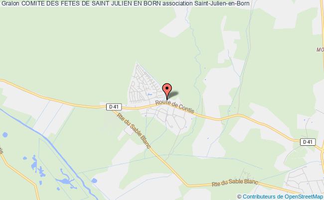 plan association Comite Des Fetes De Saint Julien En Born Saint-Julien-en-Born