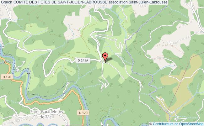 plan association Comite Des FÊtes De Saint-julien-labrousse Saint-Julien-Labrousse