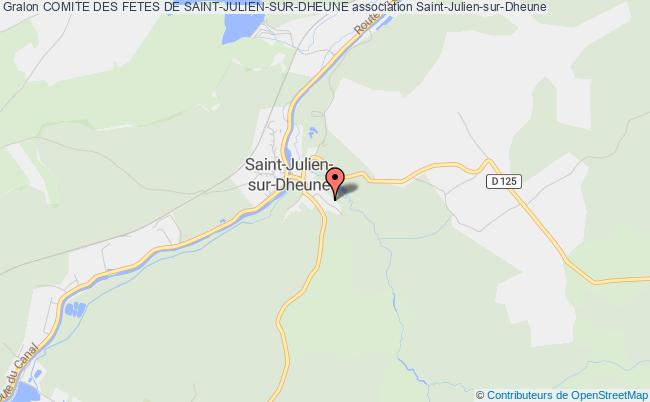 plan association Comite Des Fetes De Saint-julien-sur-dheune Saint-Julien-sur-Dheune