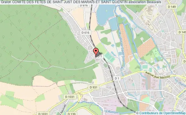 plan association Comite Des Fetes De Saint Just Des Marais Et Saint Quentin Beauvais