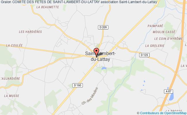 plan association Comite Des Fetes De Saint-lambert-du-lattay Val du Layon