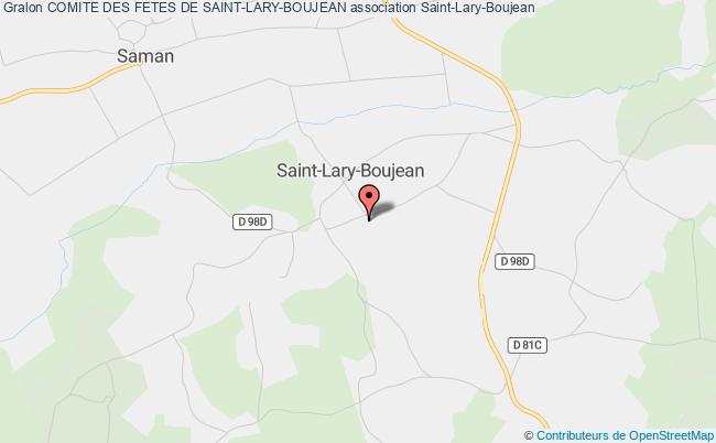 plan association Comite Des Fetes De Saint-lary-boujean Saint-Lary-Boujean