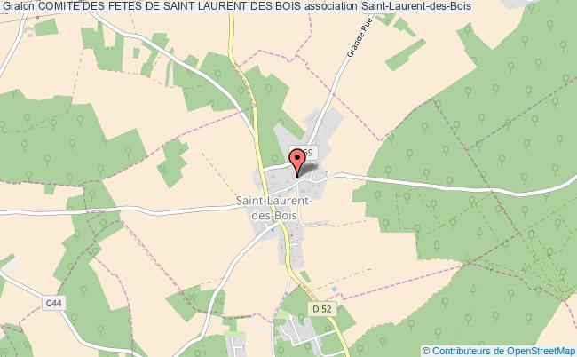 plan association Comite Des Fetes De Saint Laurent Des Bois Saint-Laurent-des-Bois