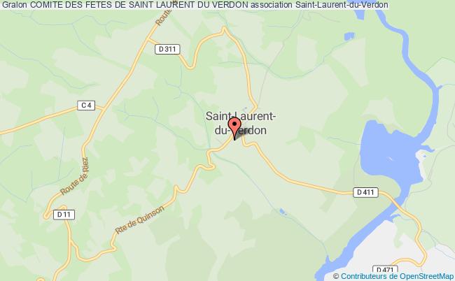 plan association Comite Des Fetes De Saint Laurent Du Verdon Saint-Laurent-du-Verdon
