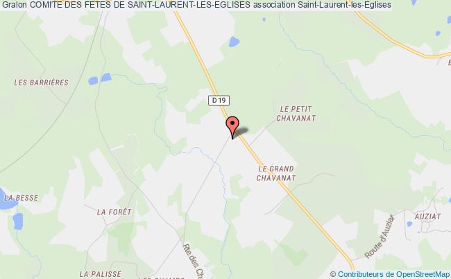 plan association Comite Des Fetes De Saint-laurent-les-eglises Saint-Laurent-les-Églises