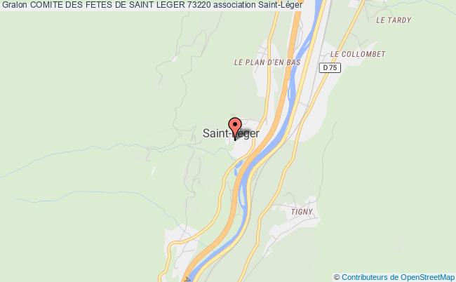 plan association Comite Des Fetes De Saint Leger 73220 Saint-Léger