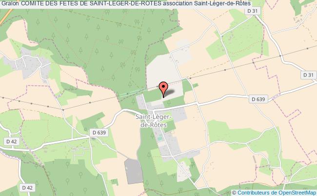 plan association Comite Des Fetes De Saint-leger-de-rotes Saint-Léger-de-Rôtes